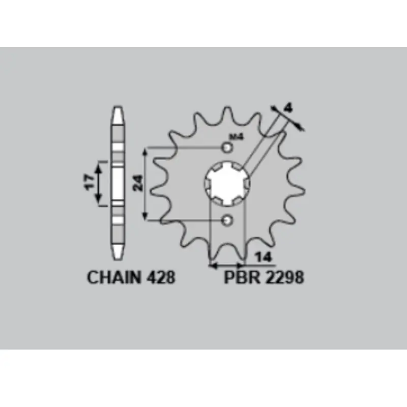 Offre Exclusive Pignon PBR acier standard 2298 – 428