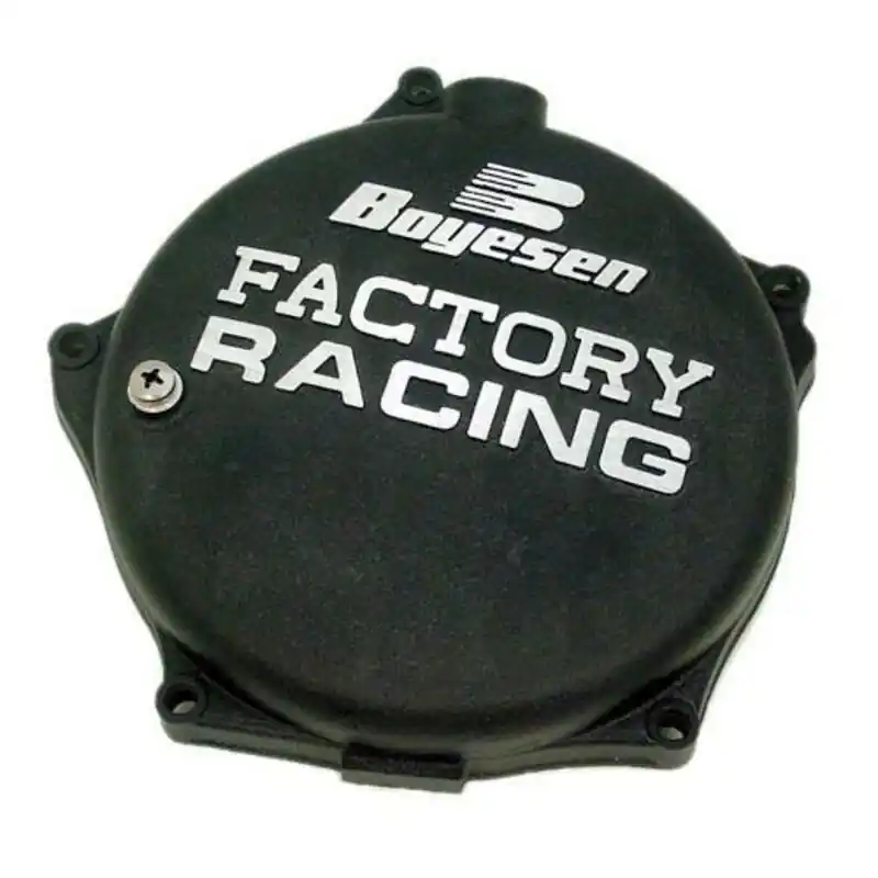 Couvercle de carter d'embrayage BOYESEN Factory Racing noir Kawasaki KX250F Promotion