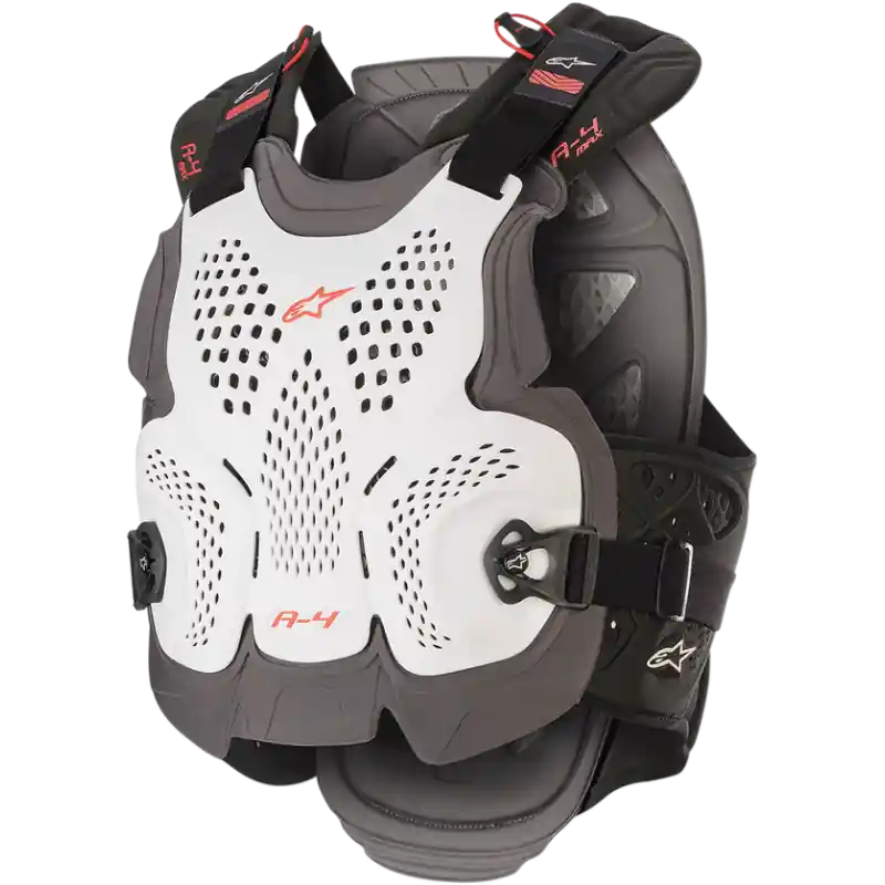 Retour Gratuit Pare Pierre Alpinestars A-4 MAX taille Blanc XS/S