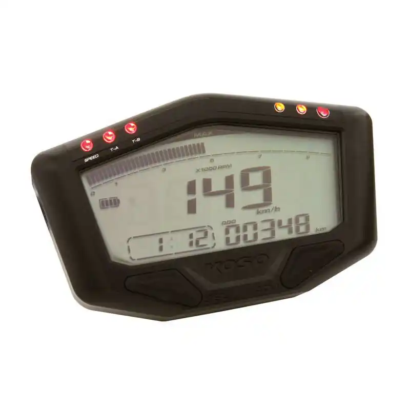 Compteur de vitesse KOSO DB-02 multifonctions noir universel Solde