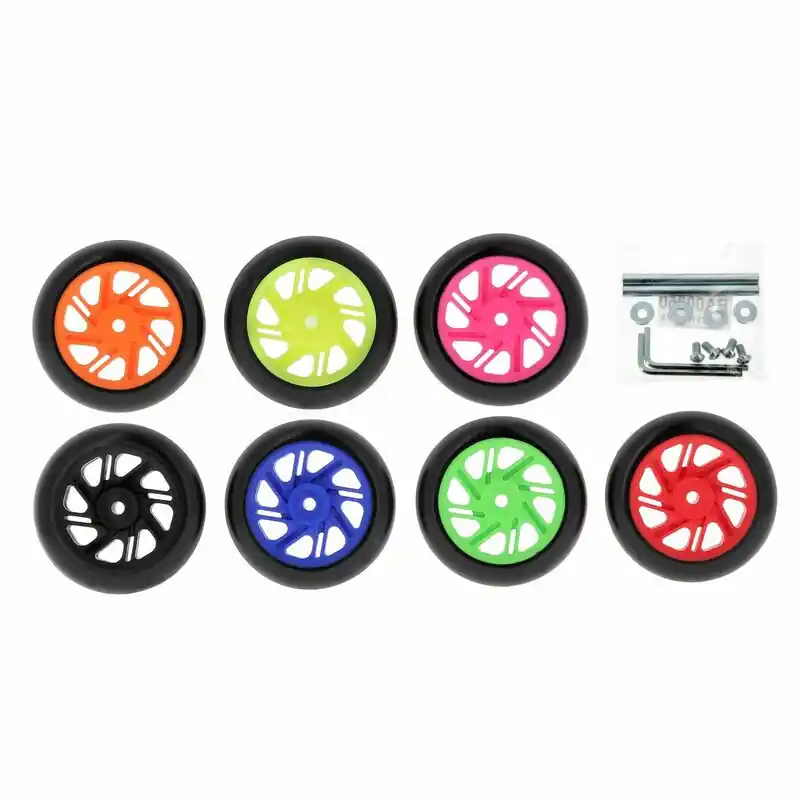 Roues de béquilles BIHR Home Track béquille arrière fixe 2 pièces orange Bon Plan