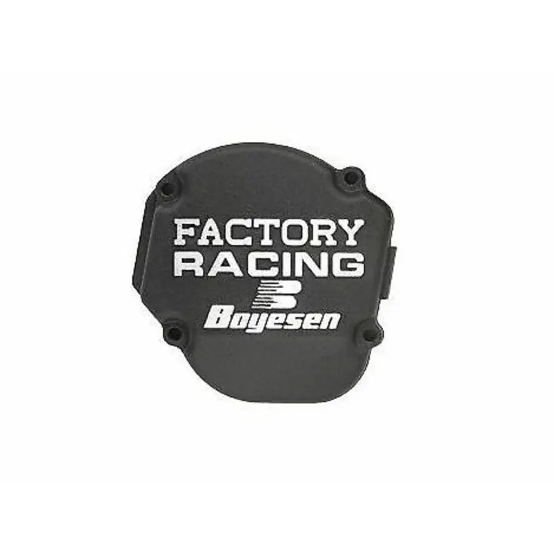 Couvercle d'allumage BOYESEN Factory Racing noir Yamaha YZ125 Offre Limitée