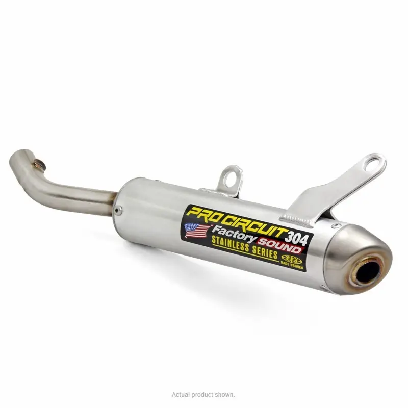 Silencieux PRO CIRCUIT 304 alu brossé/casquette inox Yamaha YZ250 Produit De Marque