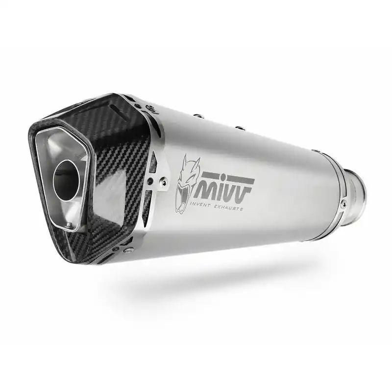 Silencieux MIVV Delta Race inox/casquette carbone Kawasaki Versys 1000 Achat Immédiat