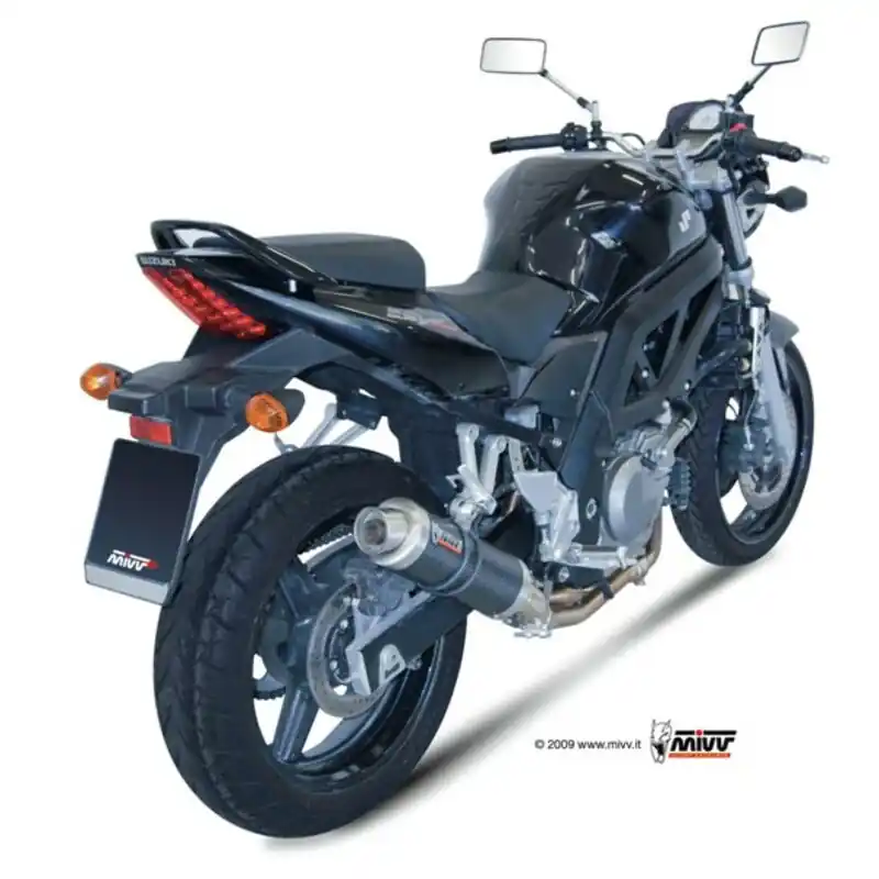 Solde Silencieux + demi-ligne MIVV GP carbone Suzuki SV650
