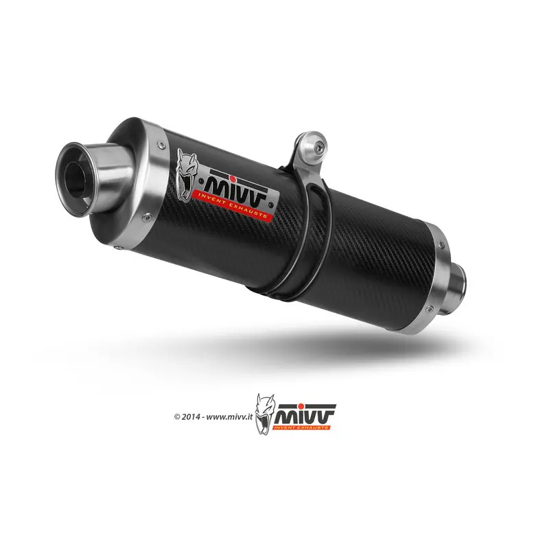 Haute Qualité Silencieux MIVV Oval Classic carbone Honda CBR600F2/F3