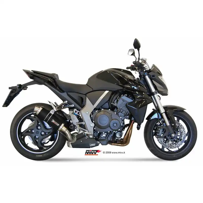 Silencieux MIVV GP inox brossé noir Honda CB1000R Achat Immédiat