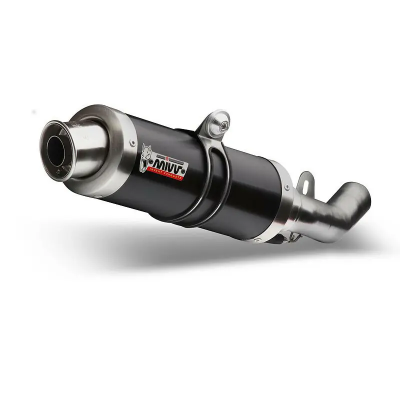 Silencieux MIVV GP inox brossé noir Kawasaki ZX-6R 636/ZX-6RR Populaire