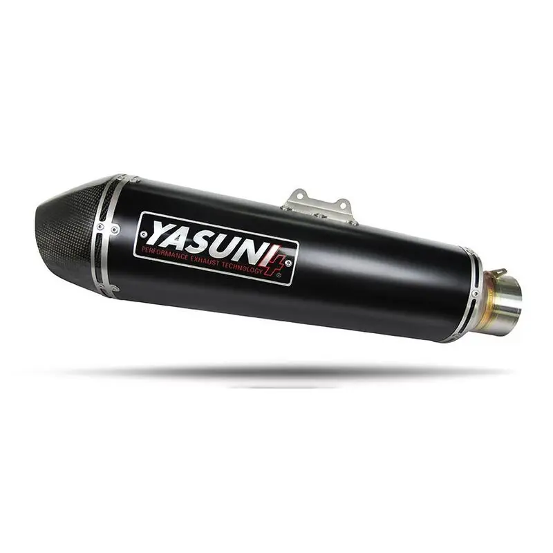 Silencieux de rechange YASUNI – alu noir/carbone Haute Qualité