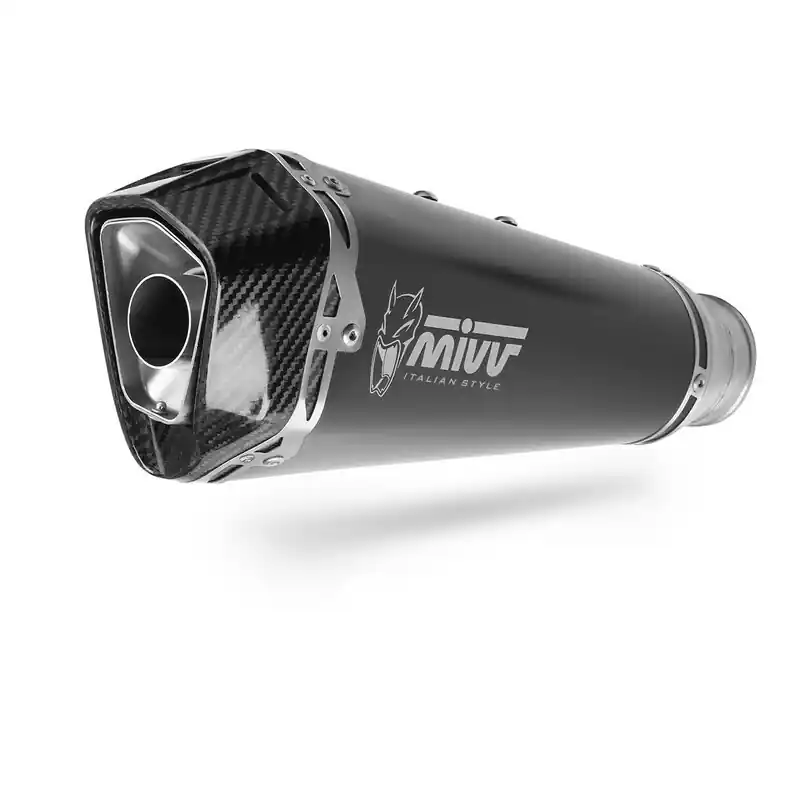 Vente Flash Silencieux MIVV Delta Race – Acier inox noir / inox noir