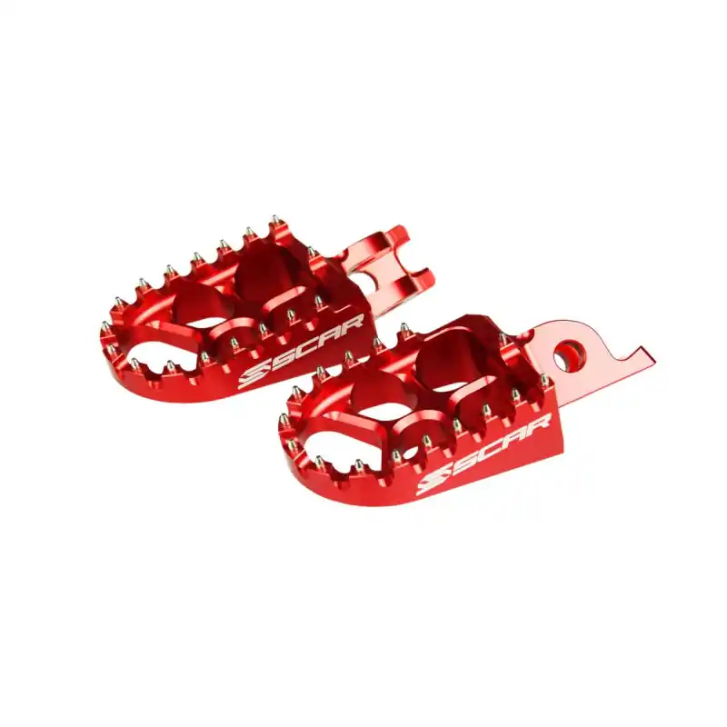 FOOTPEGS EVO SCAR RED Offre Limitée