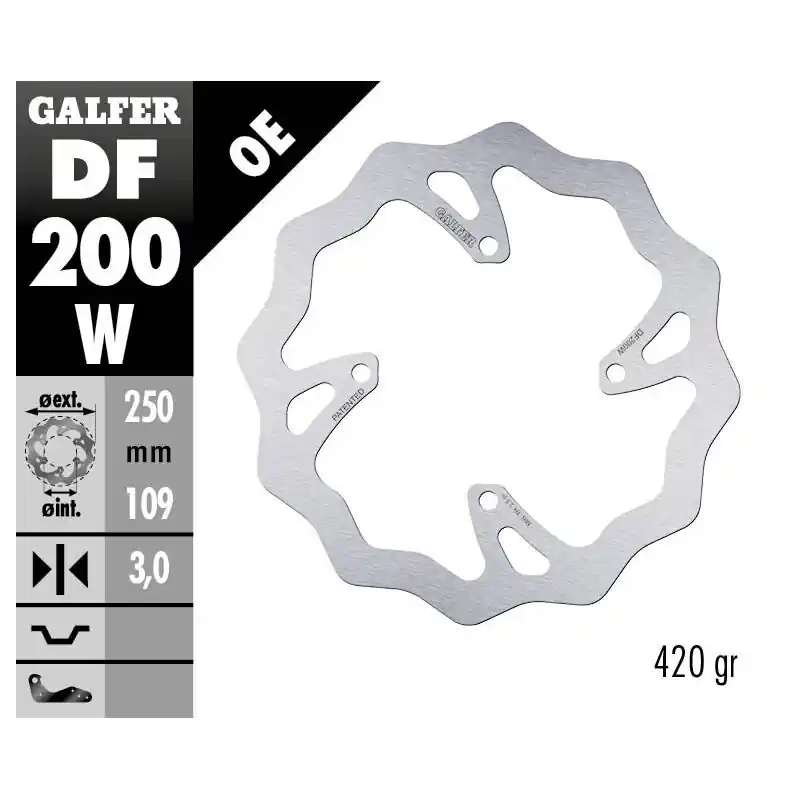 BRAKE DISC FIXED WAVE Populaire