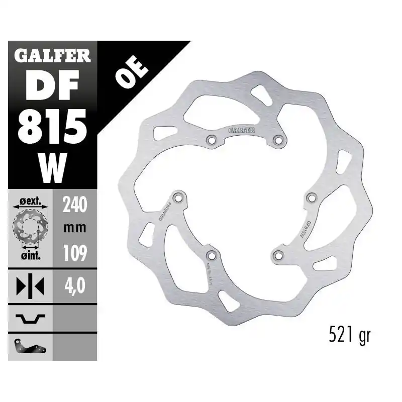 Super Prix BRAKE DISC FIXED WAVE