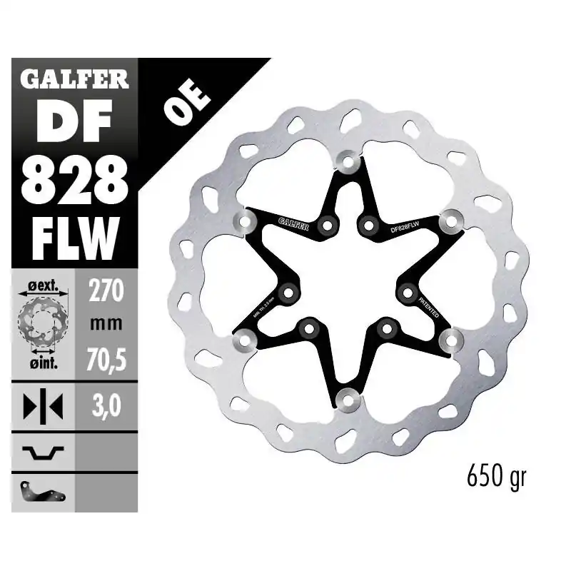 Top Vente BRAKE DISC FLOAT WAVE