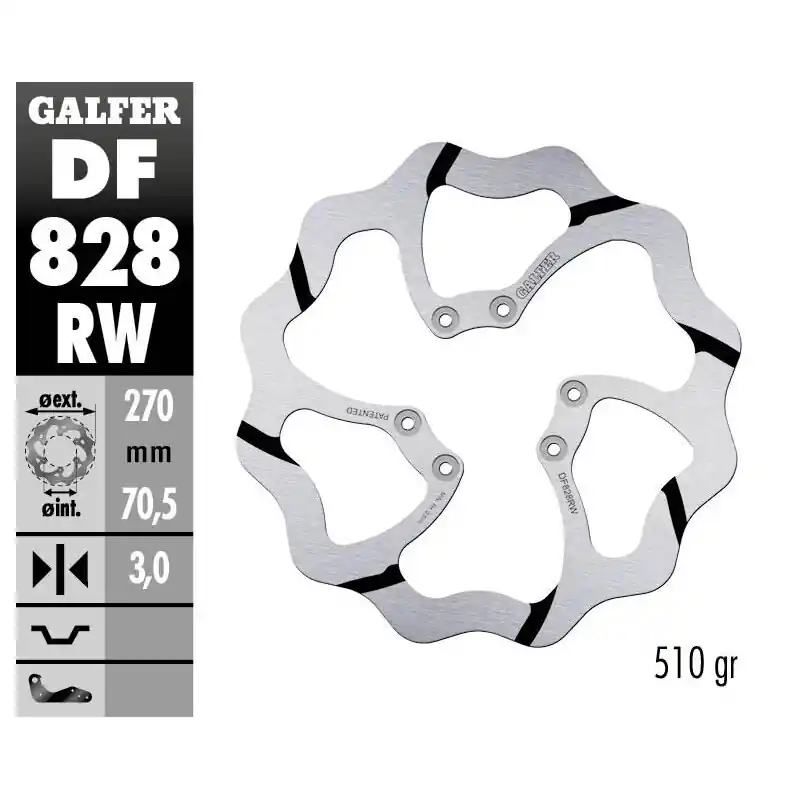 Nouveauté BRAKE DISC FIXED WAVE GR