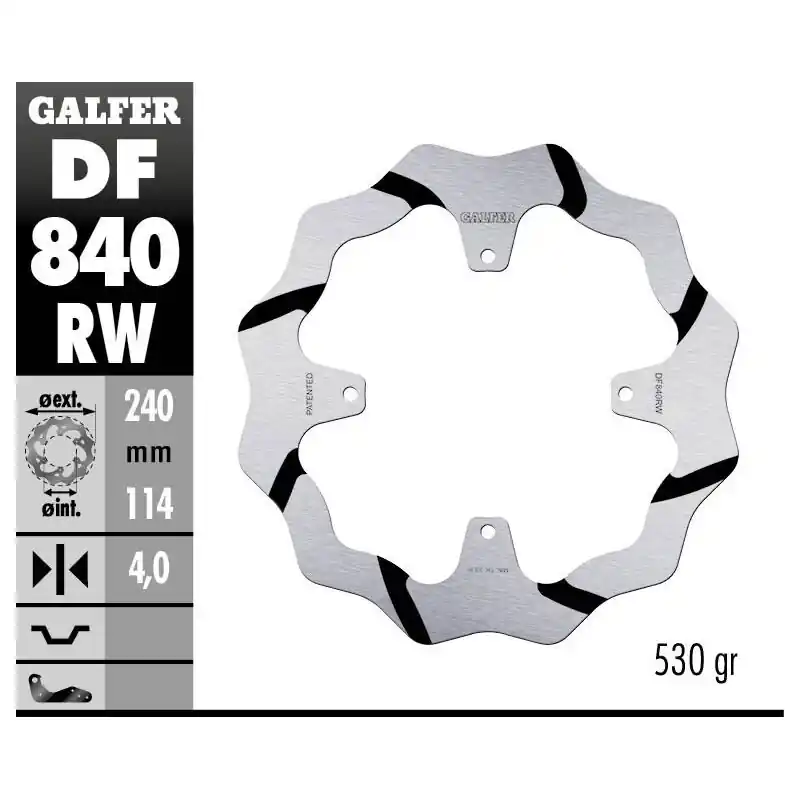BRAKE DISC FIXED WAVE GR Commander Vite