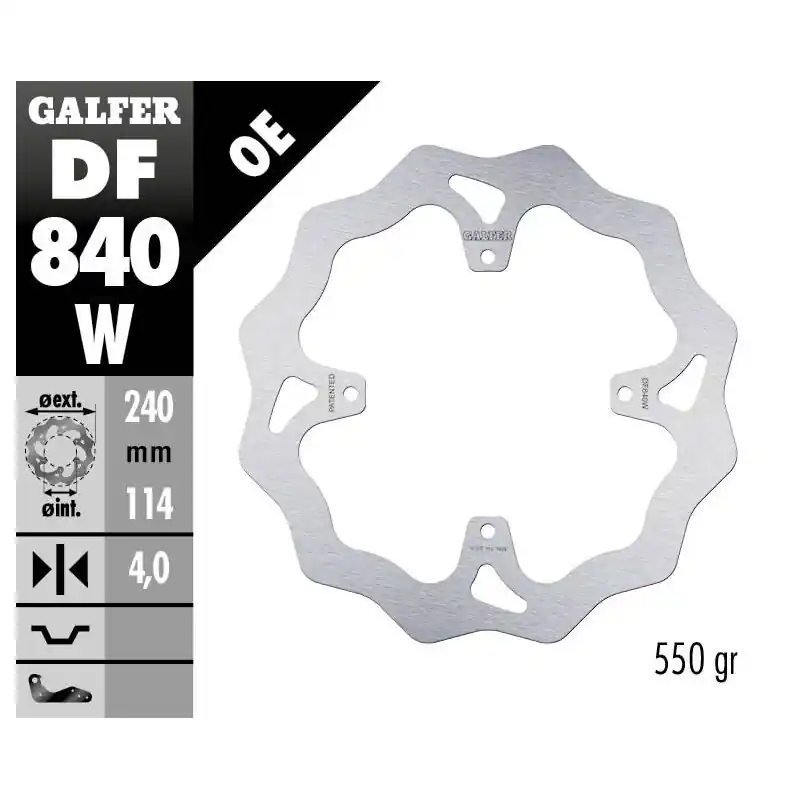 Bon Marché BRAKE DISC FIXED WAVE