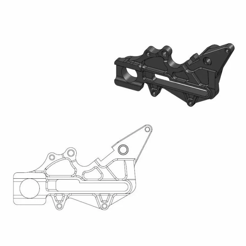 Nouvelle Collection BRAKE CALIPER ADAPTOR BLACK