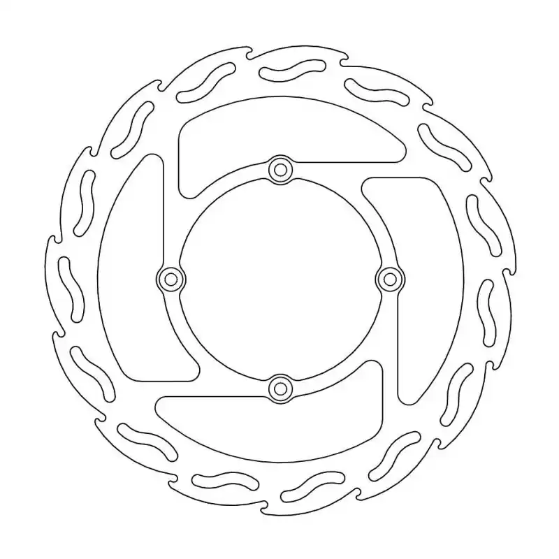 BRAKE DISC FLAME FRONT Haute Qualité