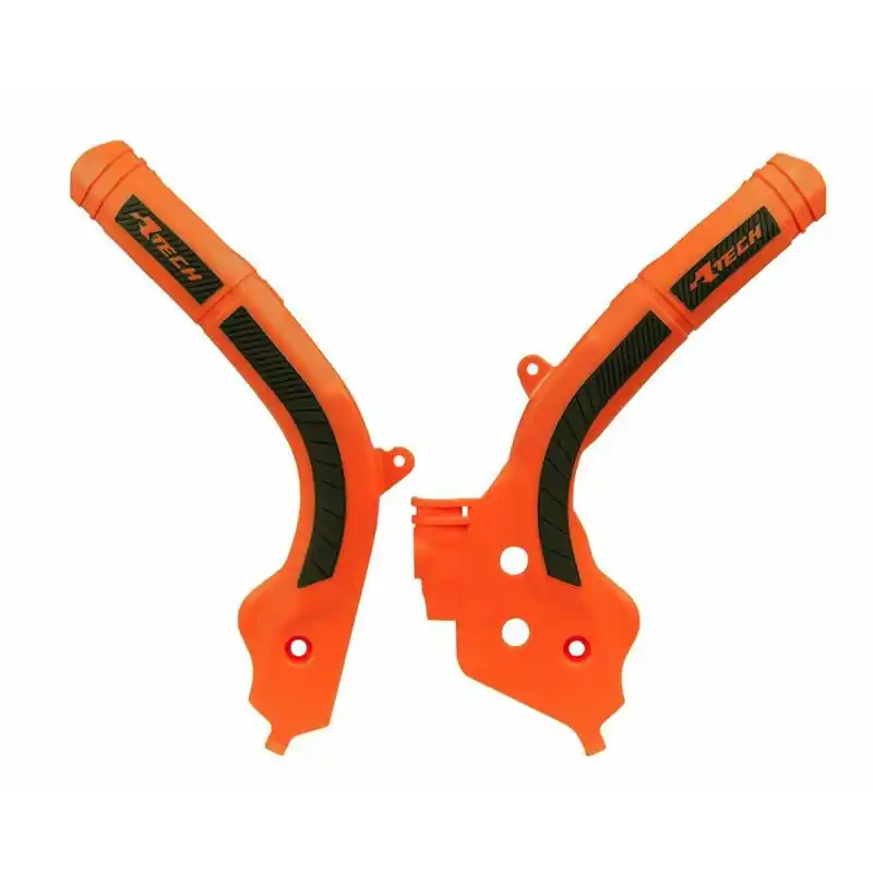 Produit De Marque Protège cadre RACTECH bi-matières orange/noir