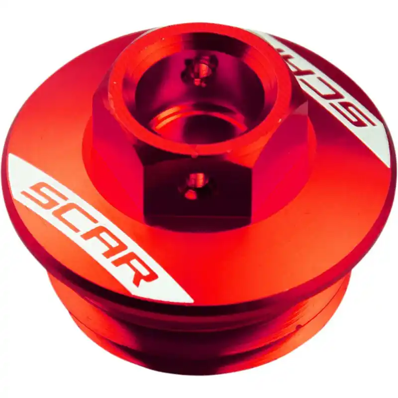 OIL FILLER CAP RED Prix Réduit