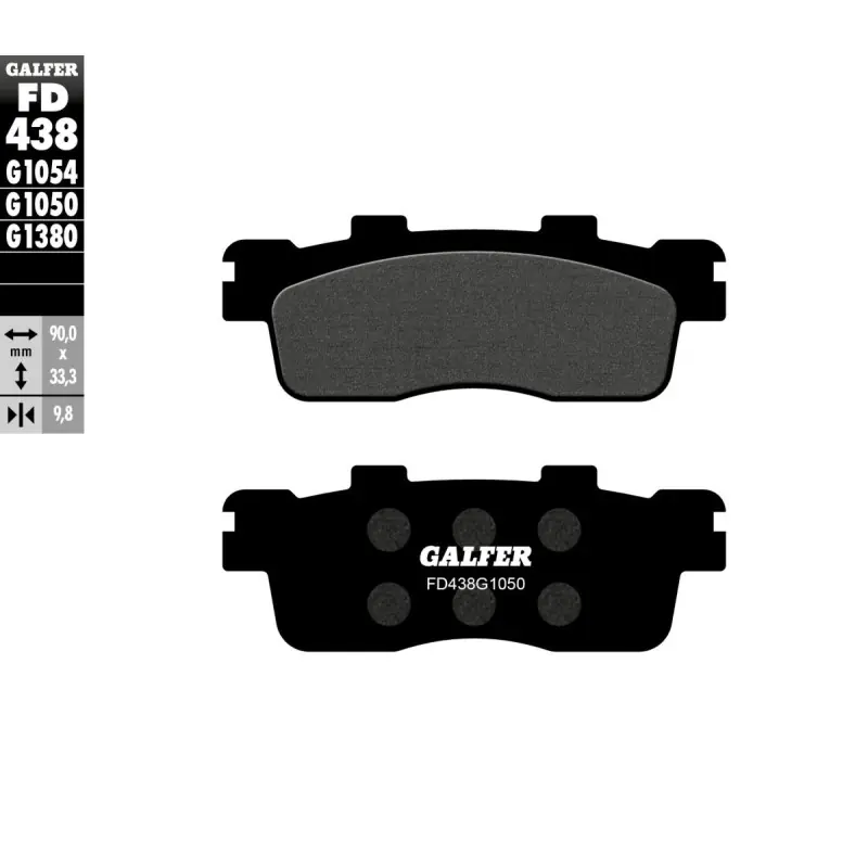 Super Prix BRAKE PAD SEMI METAL SCOOTER