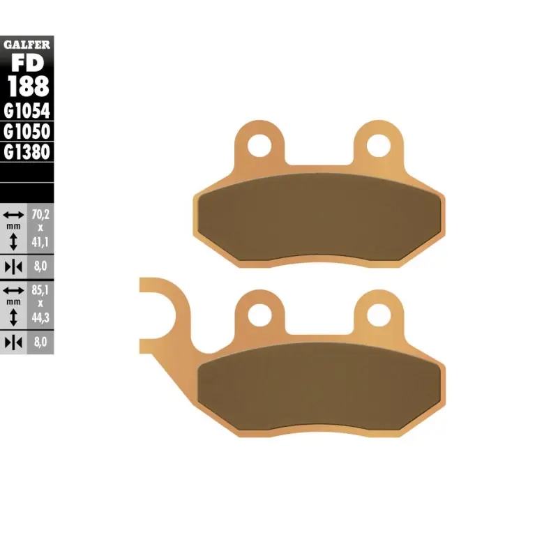 Offre Limitée BRAKE PAD SINTERED SCOOTER