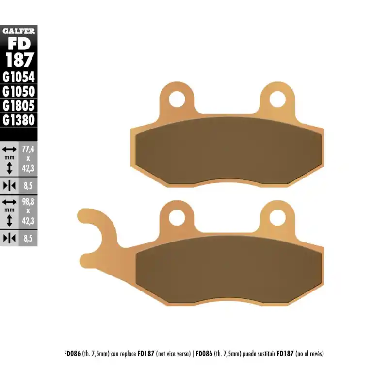 BRAKE PAD SINTERED SCOOTER Must-Have