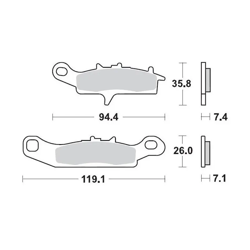 Vente Directe BRAKE PAD RACING