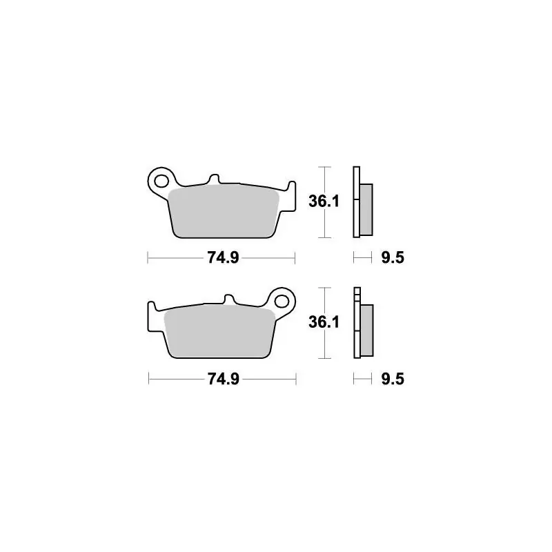 Usine Directe BRAKE PAD NITRO