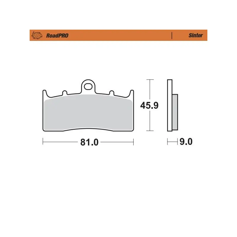 Bon Marché BRAKE PAD SINTER FRONT