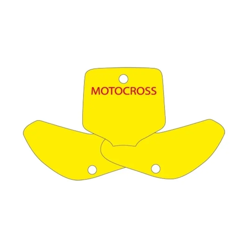 Fonds de plaque BLACKBIRD vert KTM EXC Vente Flash