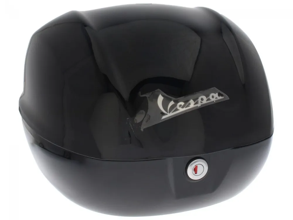 Expédié Aujourd&rsquo;hui Top case Vespa 32 L noir brillant 094 sans dossier