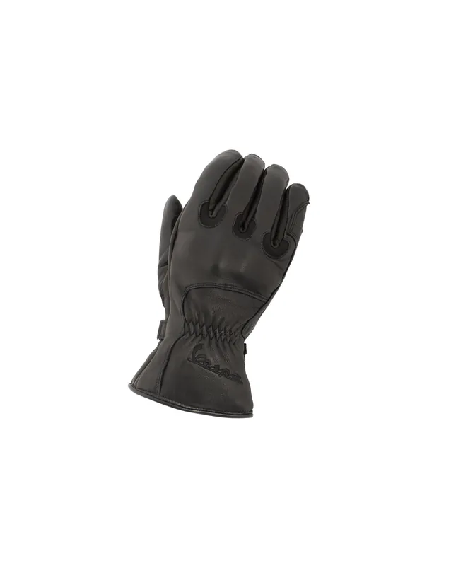 Bon Plan Vespa 3/4 Winterhandschuhe Leder schwarz S