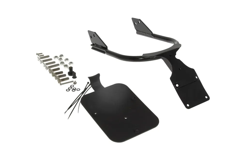 Jusqu&rsquo;à Épuisement Des Stocks Support de plaque d&rsquo;immatriculation Moto Guzzi V7, noir Dapper