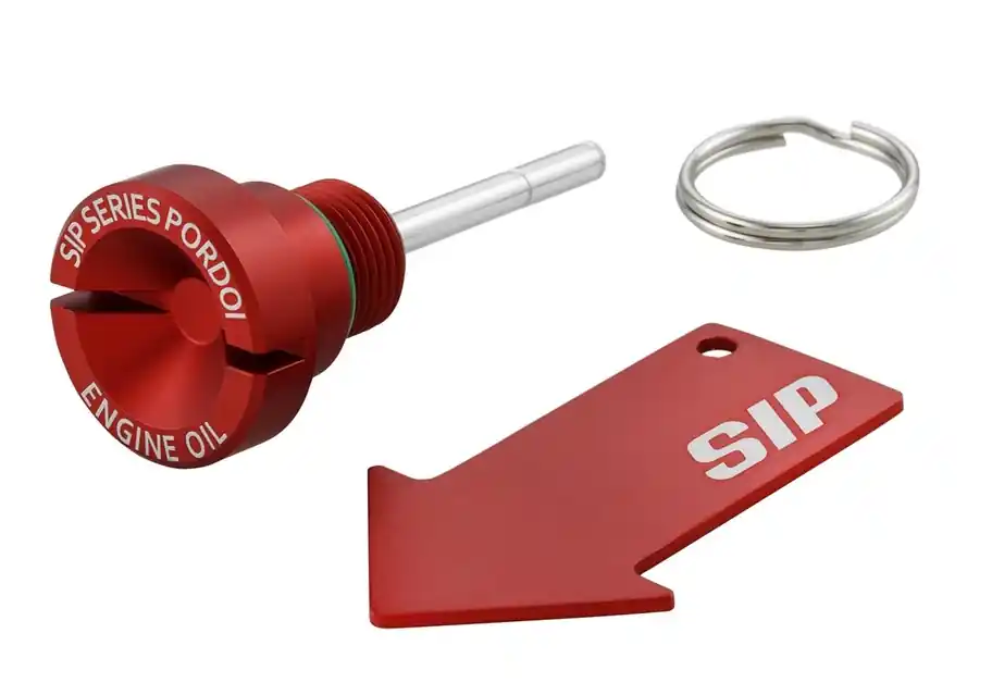 Bouchon de remplissage d&rsquo;huile moteur pour Vespa, rouge mat Pas Cher