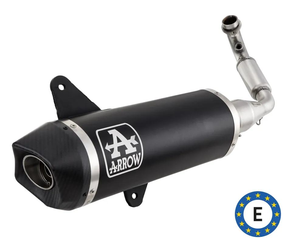 Top Vente Échappement sport Arrow Urban avec cat / carbone pour Vespa GTS/GTS Super/GTV 300ccm HPE (`20-) Euro 5