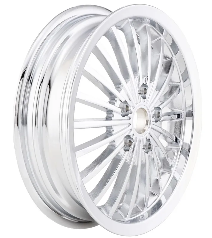 Pas Cher Jante avant/arrière pour Vespa GTS/GTS Super/GTV/GT 60/GT/GT L 125-300ccm, chromée