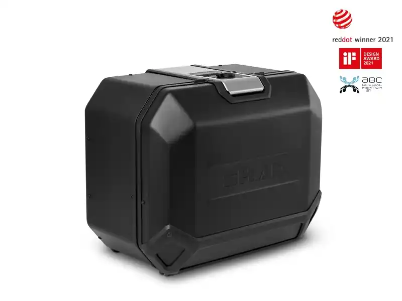 Commander Vite Shad valise latérale Terra TR47, droite, aluminium noir, 47 l
