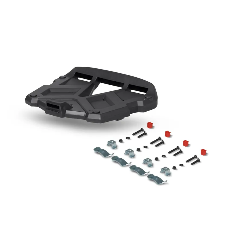Dernière Chance Shad Top Case plaque de support, noir, plastique, incl. kit de fixation pour SH48 – SH59X + TR37/48