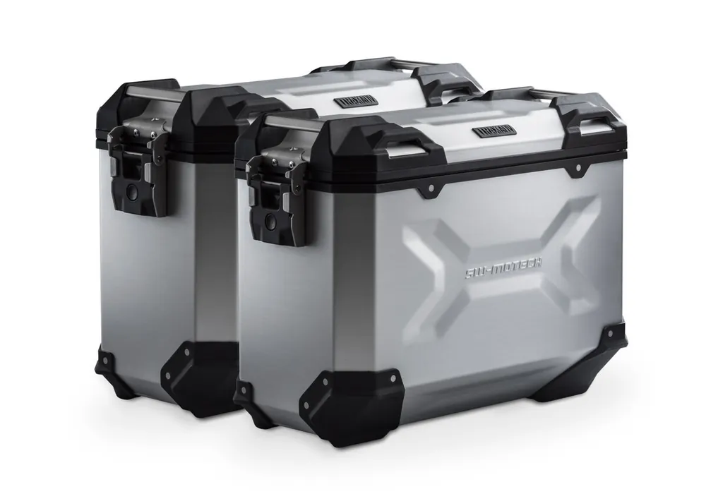 SW-Motech Système de valises en aluminium TRAX ADV argent (37l) Honda NC750X (20-), RH09 Marque