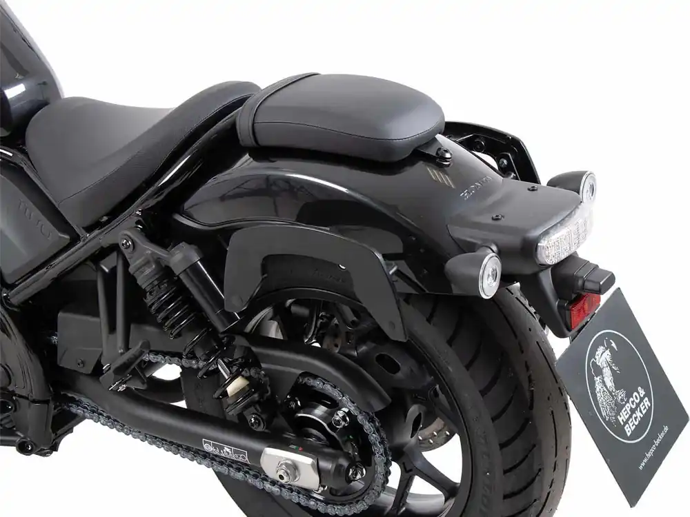 Supports latéraux C-Bow noirs pour Honda CMX 1100 Rebel /DCT (21-24) Hepco & Becker Nouveauté