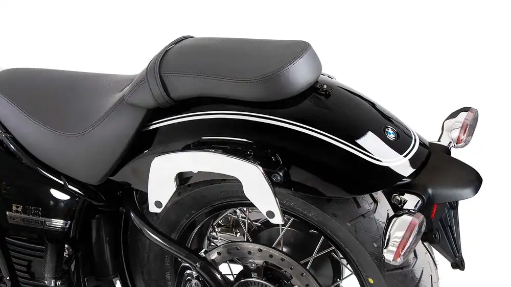 Support latéral C-Bow chromé pour BMW R 18 (20-) Hepco & Becker Haute Qualité