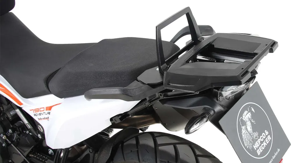 Achat Immédiat Support de topcase Alurack pour porte-bagages d&rsquo;origine KTM 890 Adventure (21-) Hepco & Becker