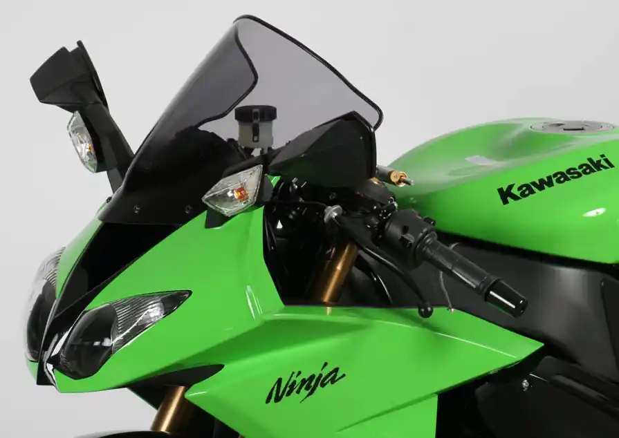 Achat Immédiat Vitre racing MRA « R » pour KAWASAKI ZX 10 R (année 08-10) / ZX 6 R 636 (année 09-18) Gris fumée