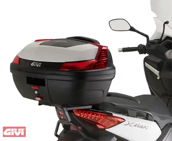 Support de top case Givi noir monolock Yamaha X-Max 125 à partir de 2014 Jusqu&rsquo;à Épuisement Des Stocks