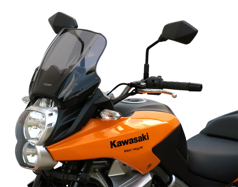 Vitre de tourisme MRA « TM » pour KAWASAKI VERSYS 650 (année 10-14) Gris fumée Haute Qualité