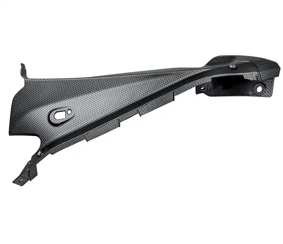 Habillage latéral supérieur gauche en plastique look carbone pour Aprilia RS4 125 Top Vente