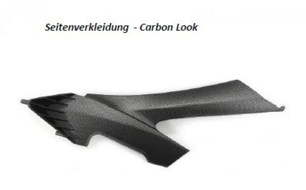 Habillage latéral, plastique, gauche, carbone Nouveauté