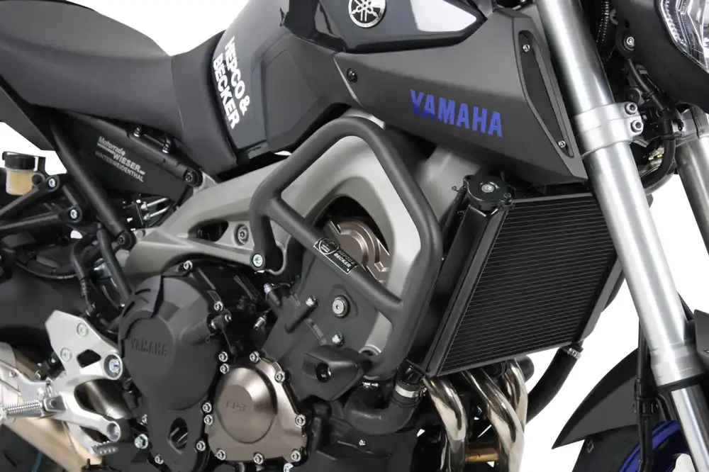 Arceau de protection moteur avec ProtectionPad anthracite pour Yamaha MT-09 (année 14-16) Hepco & Becker Soldes